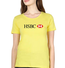 Load image into Gallery viewer, hsbc T-Shirt for Women-Yellow-Ektarfa.online
