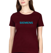 Load image into Gallery viewer, siemens T-Shirt for Women-Maroon-Ektarfa.online
