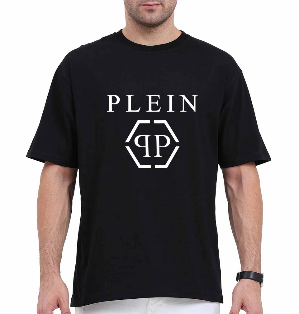 Plein Oversized T-Shirt for Men-Black-Ektarfa.online
