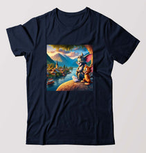 Load image into Gallery viewer, Tom and Jerry T-Shirt for Men-Navy Blue-Ektarfa.online
