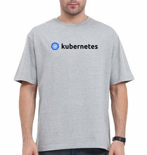 Load image into Gallery viewer, Kubernetes Oversized T-Shirt for Men-Grey-Ektarfa.online
