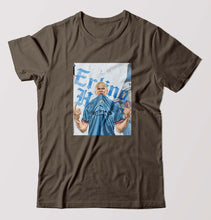 Load image into Gallery viewer, erling haaland T-Shirt for Men-Olive Green-Ektarfa.online
