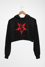 Load image into Gallery viewer, Sepultura Crop HOODIE FOR WOMEN-Black-Ektarfa.online
