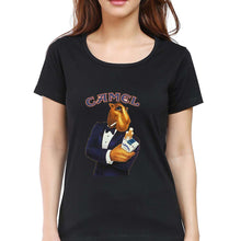 Load image into Gallery viewer, camel cigarette T-Shirt for Women-Black-Ektarfa.online
