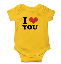 Load image into Gallery viewer, I LOVE YOU Romper For Baby Boy/Girl-Yellow-Ektarfa.online
