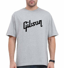 Load image into Gallery viewer, gibson Oversized T-Shirt for Men-Grey-Ektarfa.online
