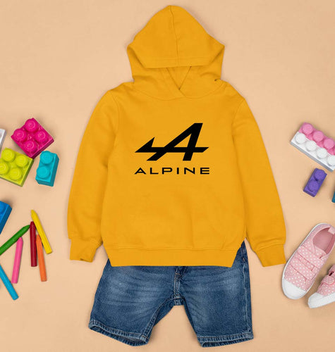 Alpine Kids Hoodie for Boy/Girl-Mustard Yellow-Ektarfa.online