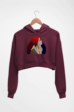 Load image into Gallery viewer, sabrina carpenter Crop HOODIE FOR WOMEN-Maroon-Ektarfa.online
