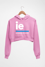 Load image into Gallery viewer, IE University Crop HOODIE FOR WOMEN-Light Baby Pink-Ektarfa.online
