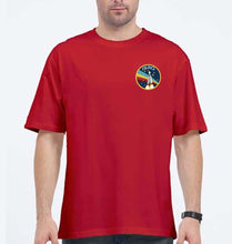 Load image into Gallery viewer, Isro Oversized T-Shirt for Men-Red-Ektarfa.online
