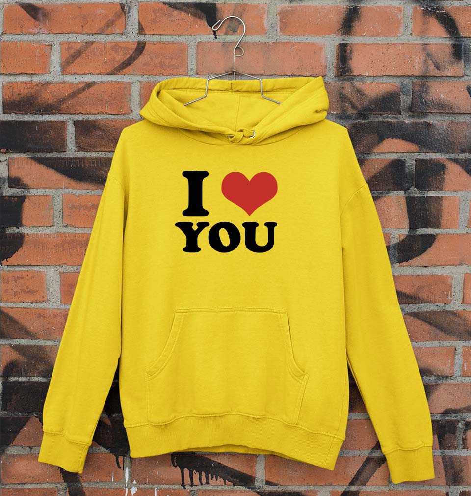 I LOVE YOU Hoodie for Men/Women