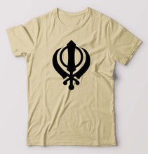 Load image into Gallery viewer, sikh T-Shirt for Men-Beige-Ektarfa.online
