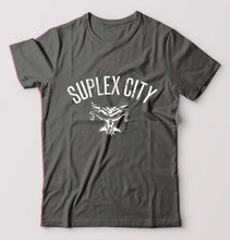Load image into Gallery viewer, WWE Brock Lesnar Suplex City T-Shirt for Men-Charcoal-Ektarfa.online
