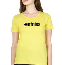 Load image into Gallery viewer, etnies T-Shirt for Women-Yellow-Ektarfa.online
