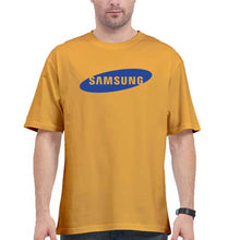 Load image into Gallery viewer, Samsung Oversized T-Shirt for Men-Golden Yellow-Ektarfa.online
