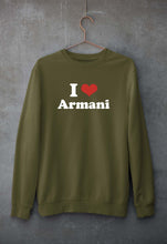 Load image into Gallery viewer, I Love Armani Sweatshirt for Men/Women
