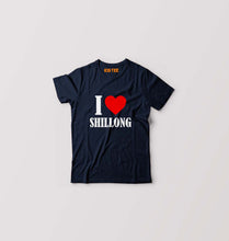 Load image into Gallery viewer, i love shillong T-Shirt for Boy/Girl-Navy Blue-Ektarfa.online
