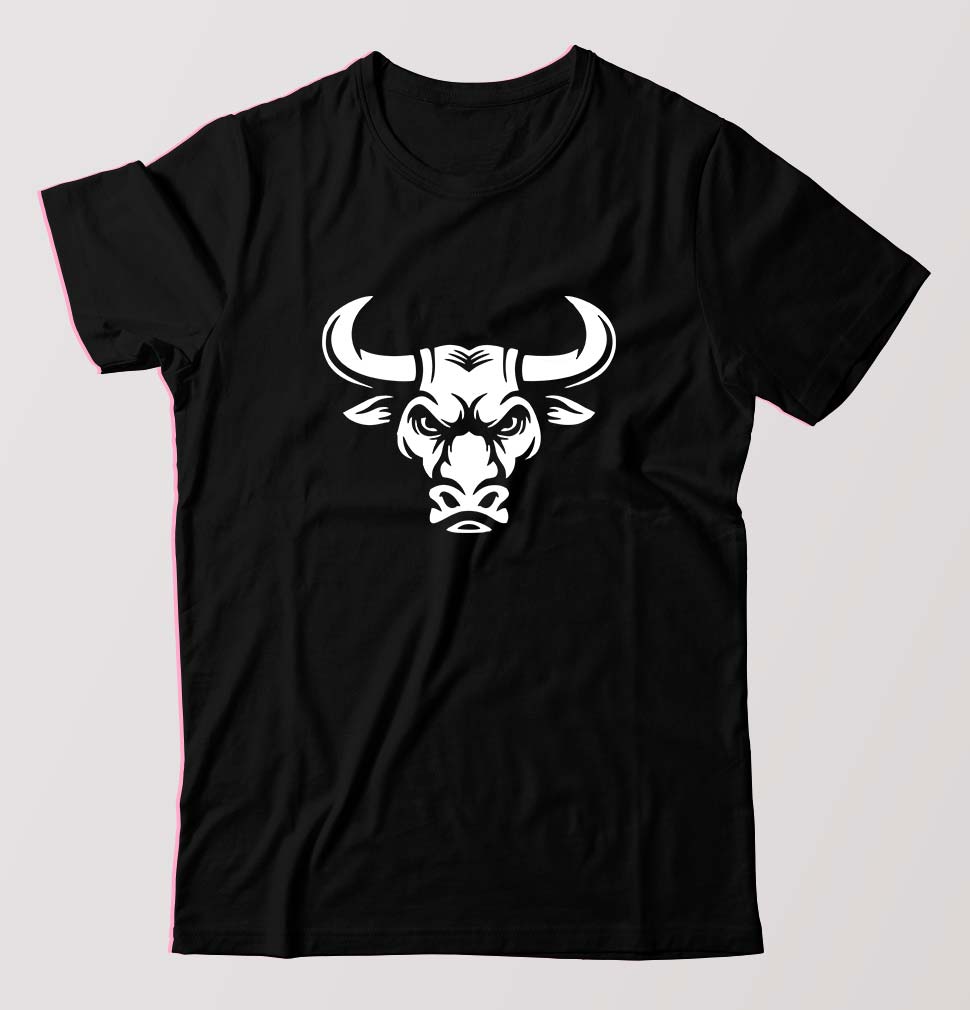 Bull T-Shirt for Men-Black-Ektarfa.online