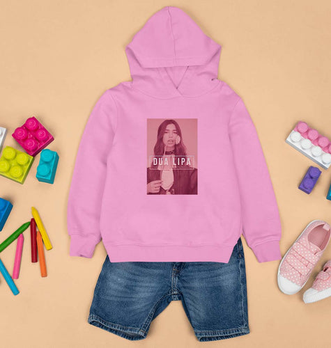 dua lipa Hoodie for Boy/Girl-Light Baby Pink-Ektarfa.online
