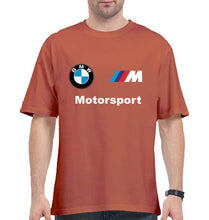 Load image into Gallery viewer, BMW Motersport Oversized T-Shirt for Men-Coral-Ektarfa.online
