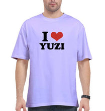 Load image into Gallery viewer, I LOVE YUZI Oversized T-Shirt for Men
