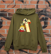 Load image into Gallery viewer, Calvin hobbes Unisex Hoodie for Men/Women-Olive Green-Ektarfa.online
