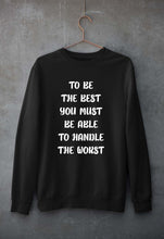 Load image into Gallery viewer, Be the Best Unisex Sweatshirt for Men/Women-Black-Ektarfa.online
