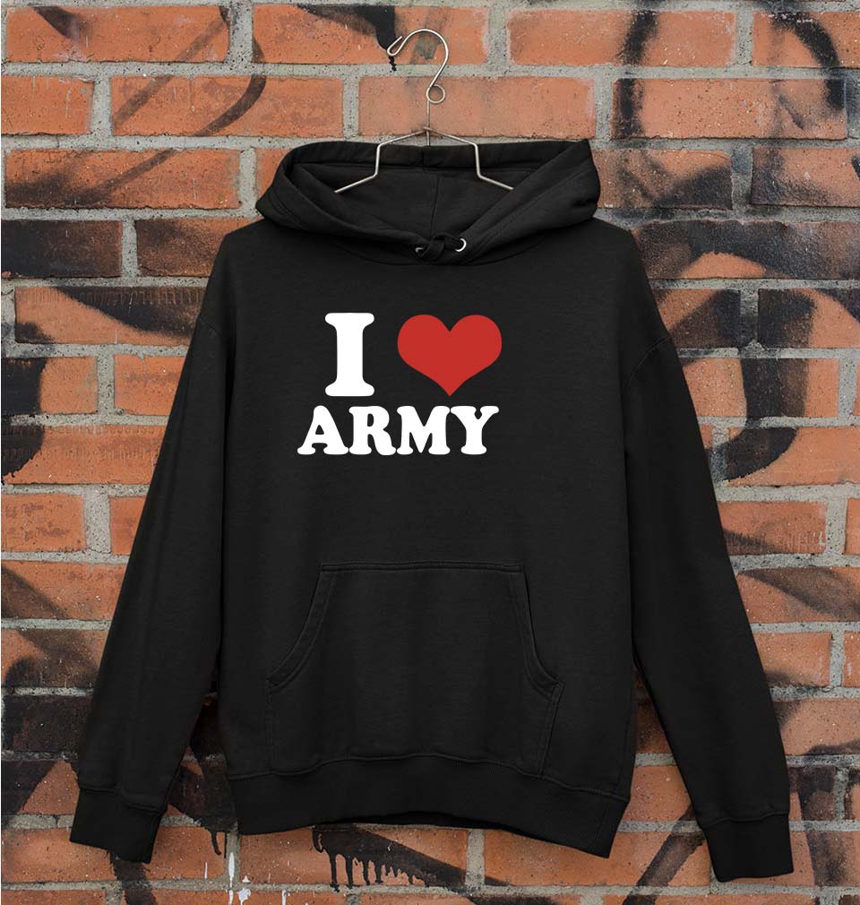 I Love Army Hoodie for Men/Women