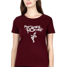 Load image into Gallery viewer, My Chemical Romance (MCR) T-Shirt for Women-Maroon-Ektarfa.online
