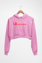Load image into Gallery viewer, La La La La Crop HOODIE FOR WOMEN-Light Baby Pink-Ektarfa.online

