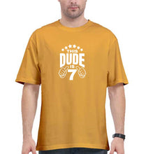 Load image into Gallery viewer, 7th Happy Birthday Oversized T-Shirt for Men-Ektarfa.online
