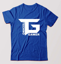 Load image into Gallery viewer, Techno Gamer T-Shirt for Men-Royal Blue-Ektarfa.online
