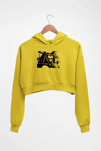 Load image into Gallery viewer, jack sparrow Crop HOODIE FOR WOMEN-Mustard Yellow-Ektarfa.online
