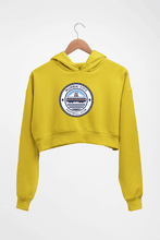 Load image into Gallery viewer, Mumbai Fc Crop HOODIE FOR WOMEN-Mustard Yellow-Ektarfa.online
