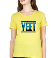Load image into Gallery viewer, YEET T-Shirt for Women-Yellow-Ektarfa.online
