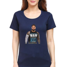 Load image into Gallery viewer, jey uso T-Shirt for Women-Navy Blue-Ektarfa.online
