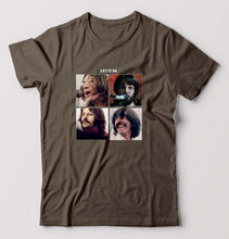 Load image into Gallery viewer, the beatles let it be T-Shirt for Men-Olive Green-Ektarfa.online
