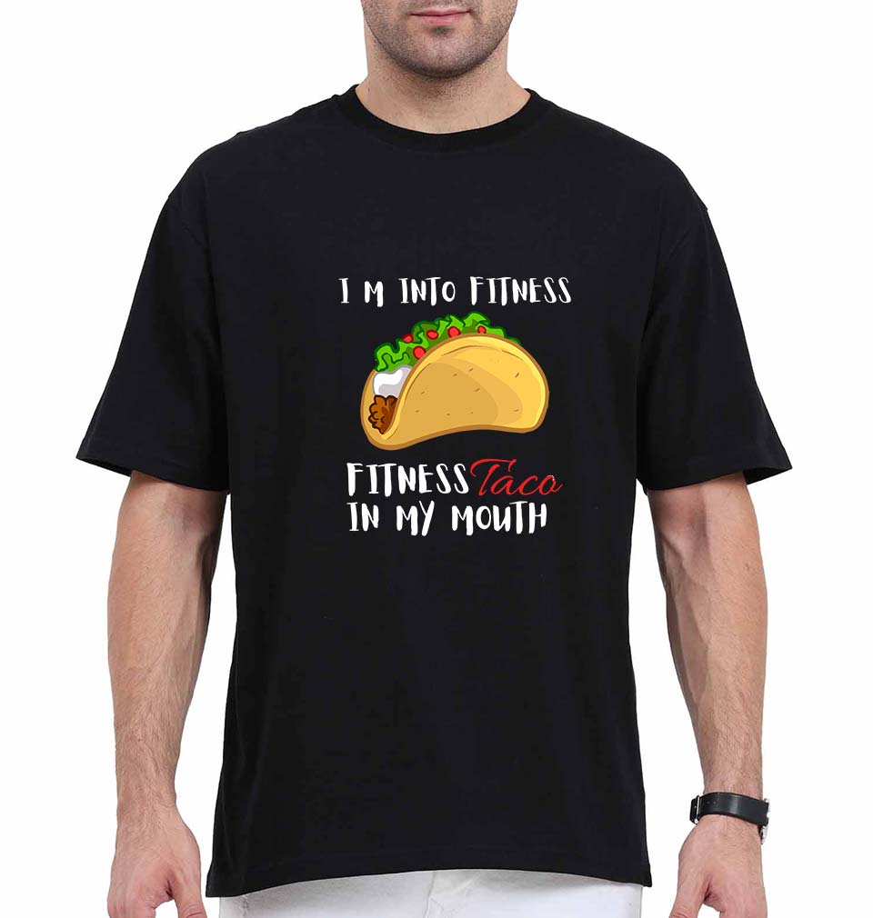 Taco Oversized T-Shirt for Men-Black-Ektarfa.online
