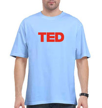 Load image into Gallery viewer, TED Oversized T-Shirt for Men-Baby Blue-Ektarfa.online
