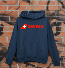 Load image into Gallery viewer, swiss Unisex Hoodie for Men/Women-Navy Blue-Ektarfa.online
