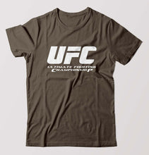 Load image into Gallery viewer, UFC T-Shirt for Men-Olive Green-Ektarfa.online
