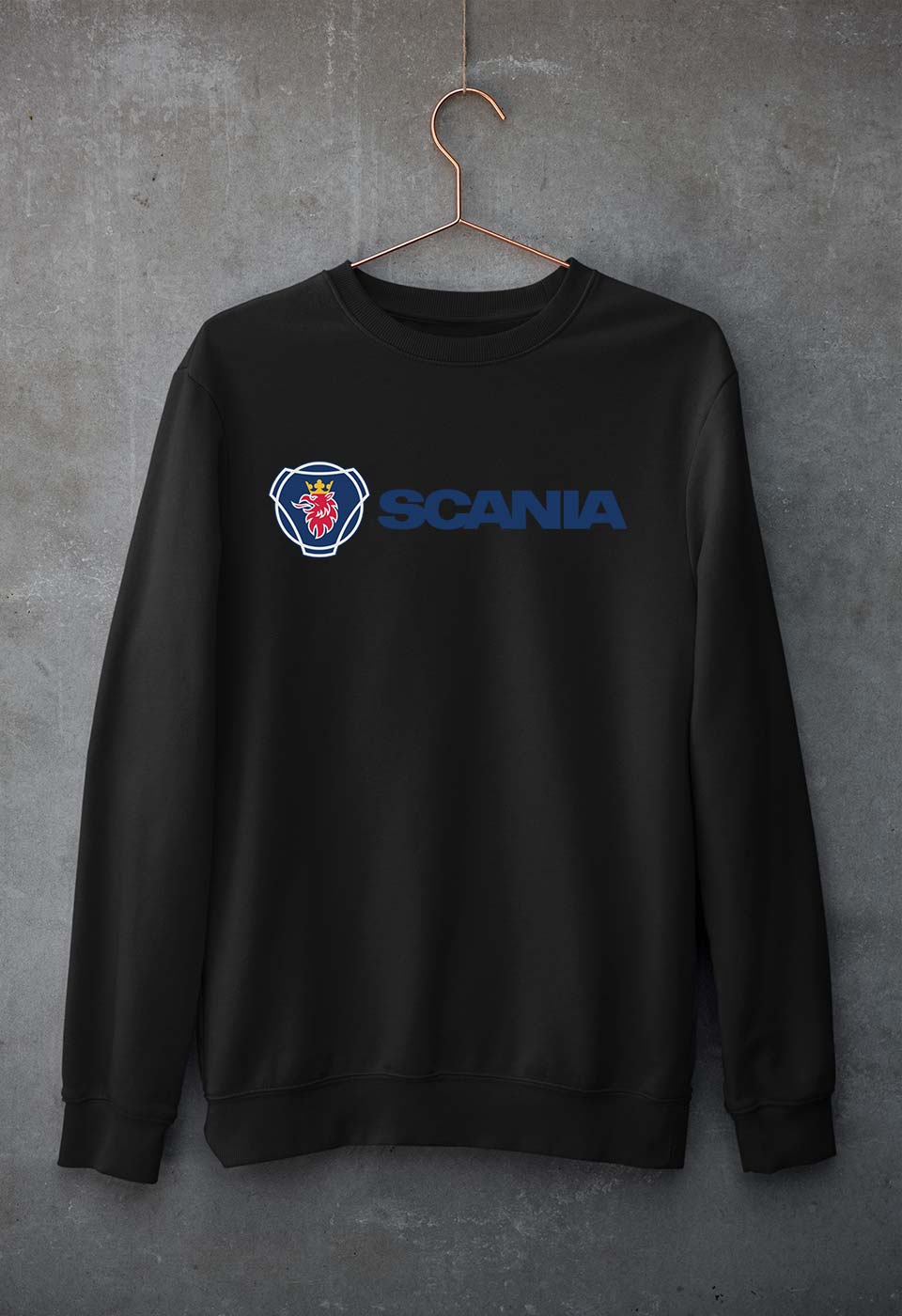 Scania Unisex Sweatshirt for Men/Women-Black-Ektarfa.online