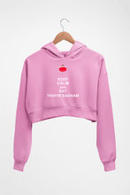 Load image into Gallery viewer, thayir sadam Crop HOODIE FOR WOMEN-Light Baby Pink-Ektarfa.online
