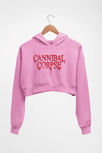 Load image into Gallery viewer, cannibal corpse Crop HOODIE FOR WOMEN-Light Baby Pink-Ektarfa.online
