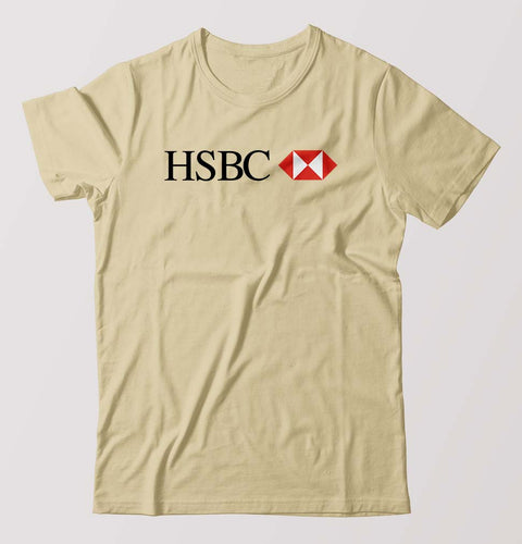 hsbc T-Shirt for Men-Beige-Ektarfa.online