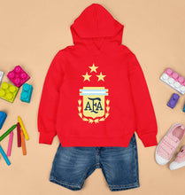 Load image into Gallery viewer, Argentina Football Kids Hoodie for Boy/Girl-Red-Ektarfa.online
