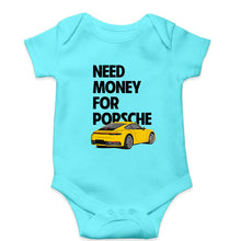 Load image into Gallery viewer, Porsche (Need Money) Romper For Baby Boy/Girl-Sky Blue-Ektarfa.online
