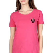 Load image into Gallery viewer, sikh T-Shirt for Women-SkyBlue-Ektarfa.online
