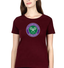 Load image into Gallery viewer, wimbledon T-Shirt for Women-Maroon-Ektarfa.online
