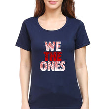 Load image into Gallery viewer, the bloodline we the ones T-Shirt for Women-Navy Blue-Ektarfa.online
